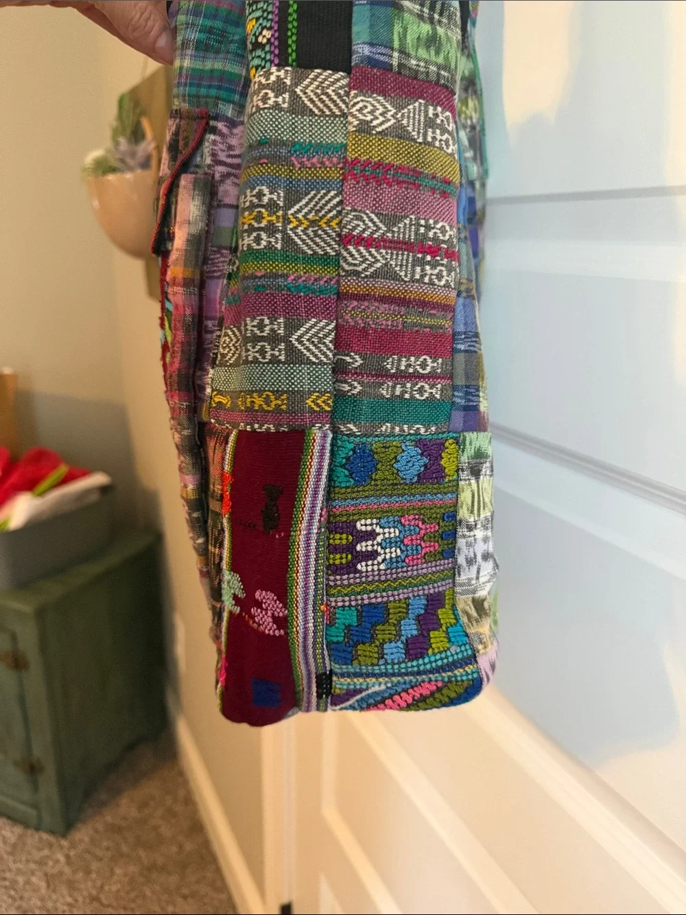 Multicolor Patchwork crossbody bag NWOT